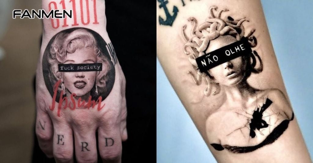 Hình xăm mini nam chất