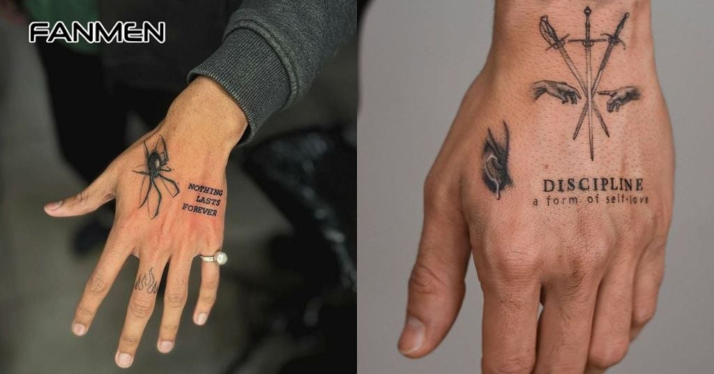Hình xăm mini ở tay
