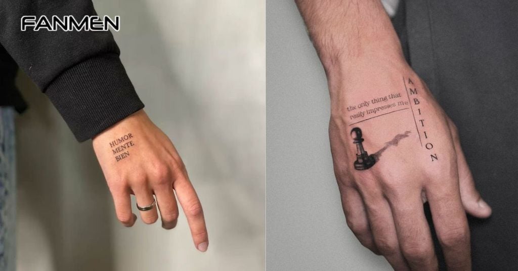 Hình xăm mini ở tay