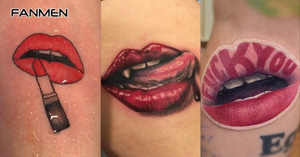 Hình Xăm Môi 3D Sống Động 6