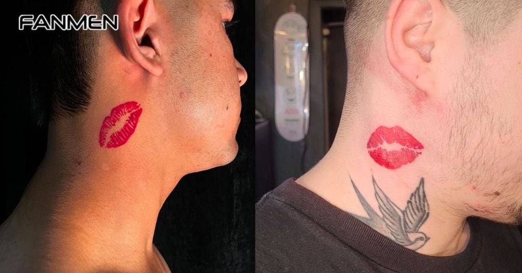 Hình xăm môi đỏ nổi bật&nbsp;7