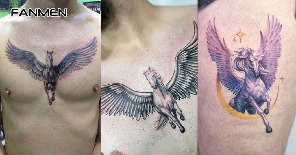 Hình Xăm Ngựa Có Cánh 2