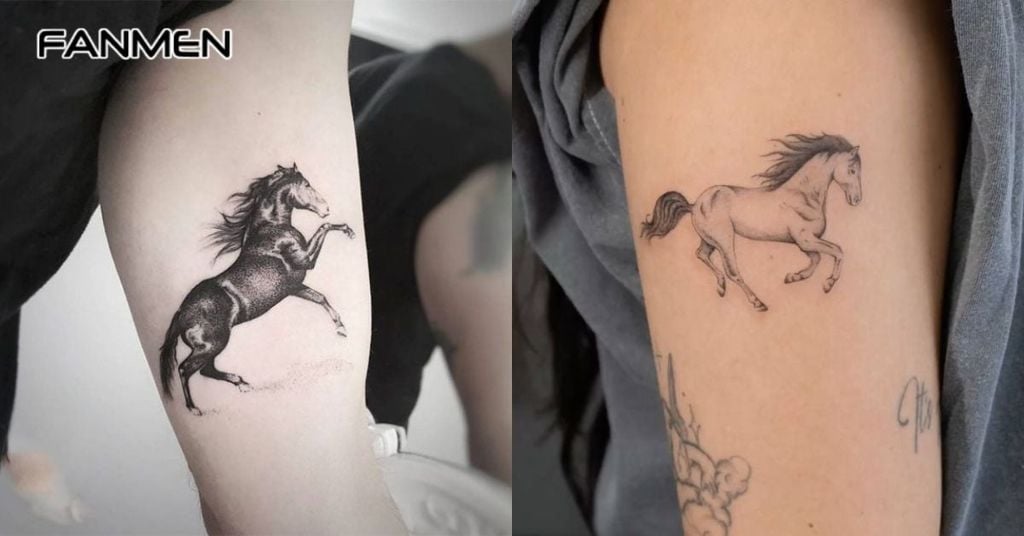 Hình xăm ngựa mini 4
