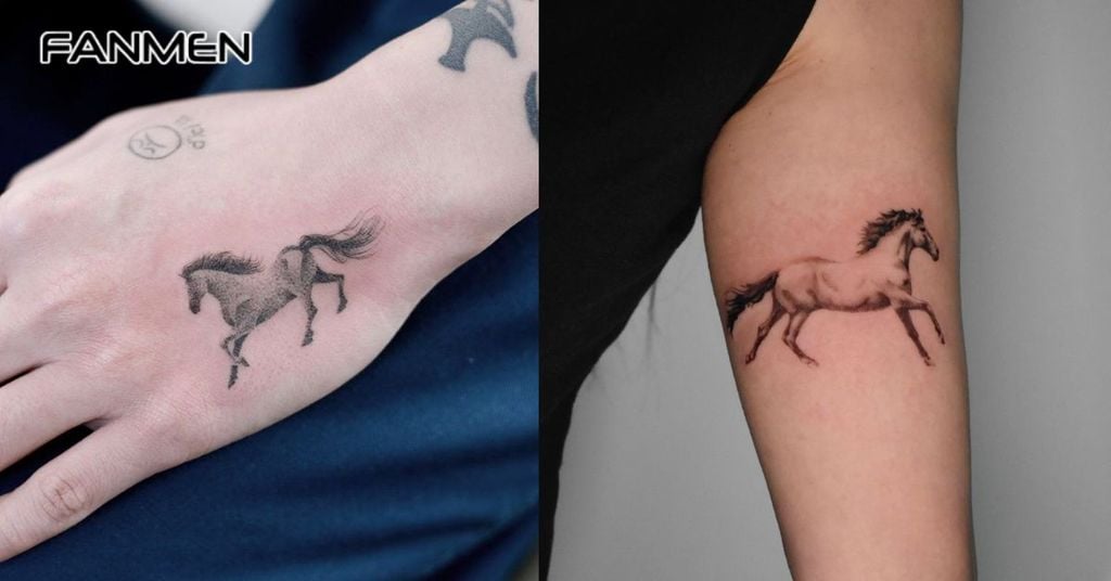 Hình xăm ngựa mini 5