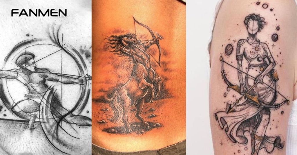 Hình Xăm Nhân Mã Chân Thực 3