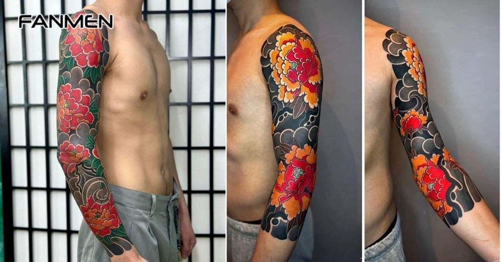 Hình xăm tay cho nam phong cách Nhật cổ