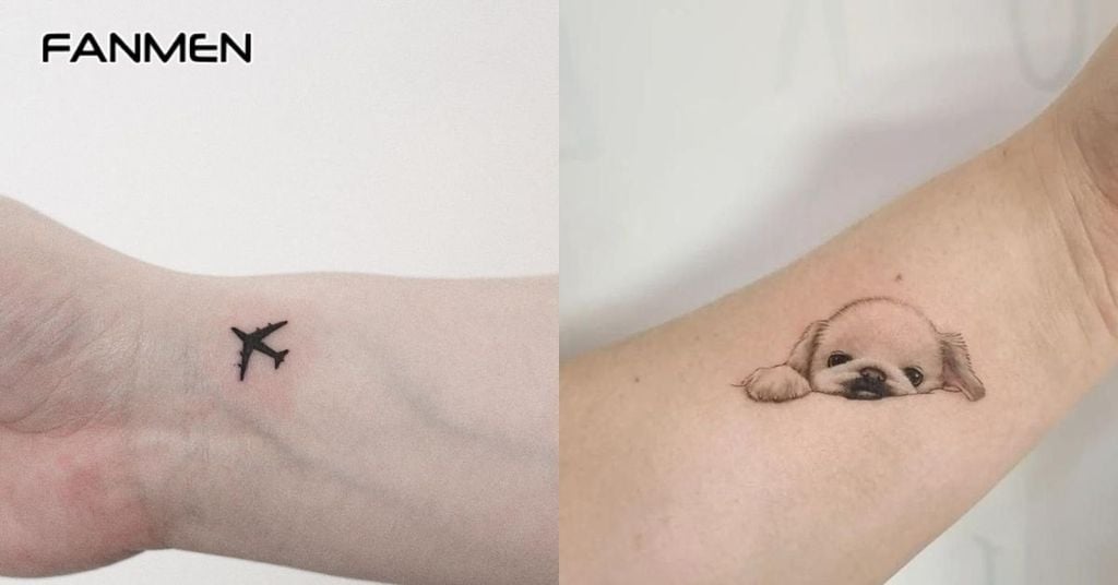 Hình xăm nhỏ ở cổ tay nam