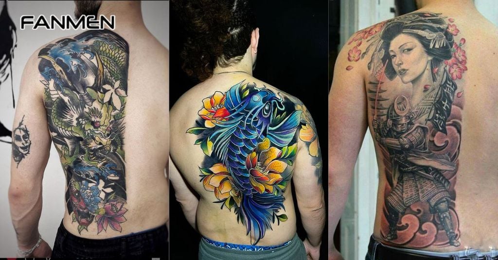 Hình xăm nửa lưng nam