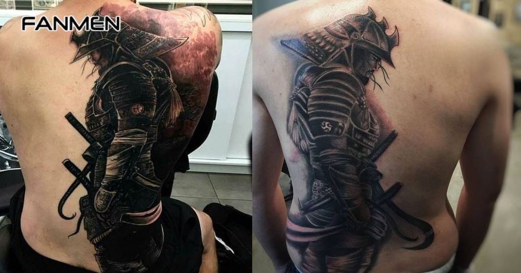 Hình xăm nửa lưng nam