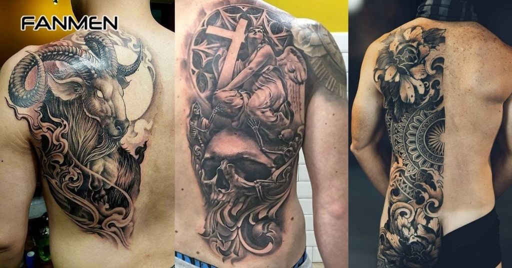 Hình xăm nửa lưng nam