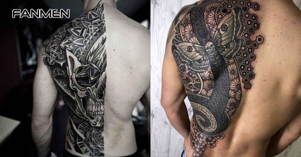 Hình xăm nửa lưng nam