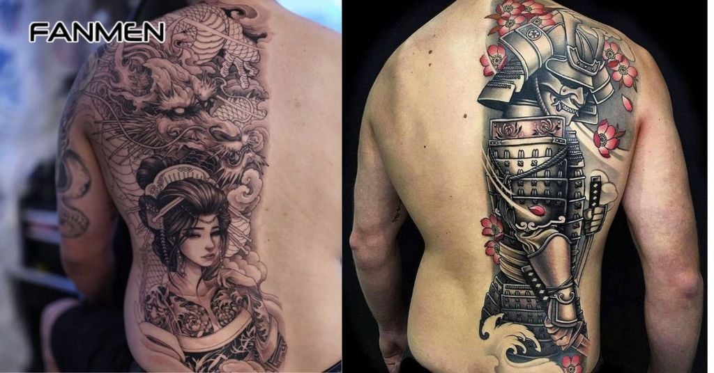 Hình xăm nửa lưng nam