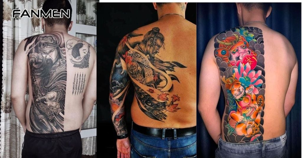 Hình xăm nửa lưng nam