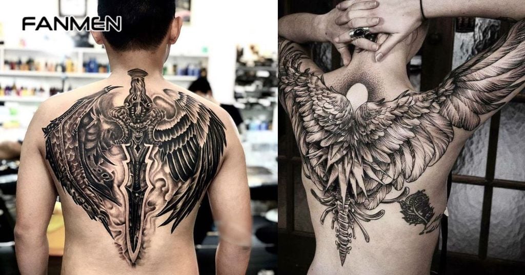 Hình xăm ở nửa lưng trên 5