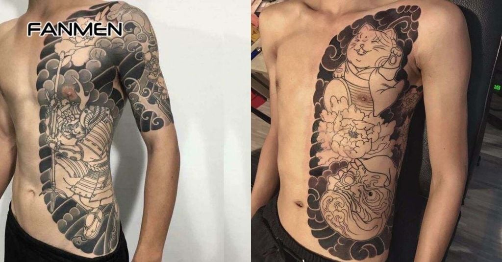 Hình xăm nửa người đẹp cho nam