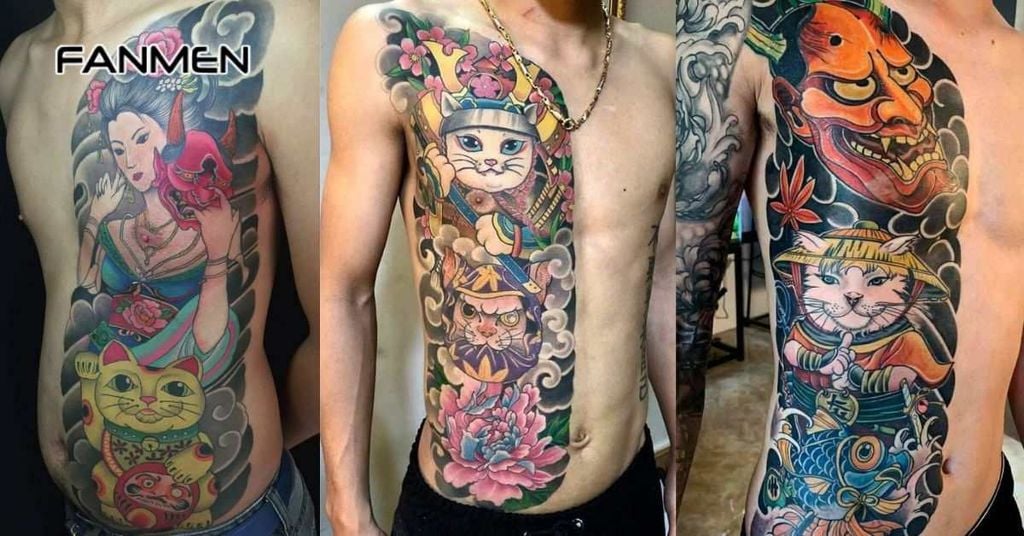 Hình xăm nửa người đẹp cho nam