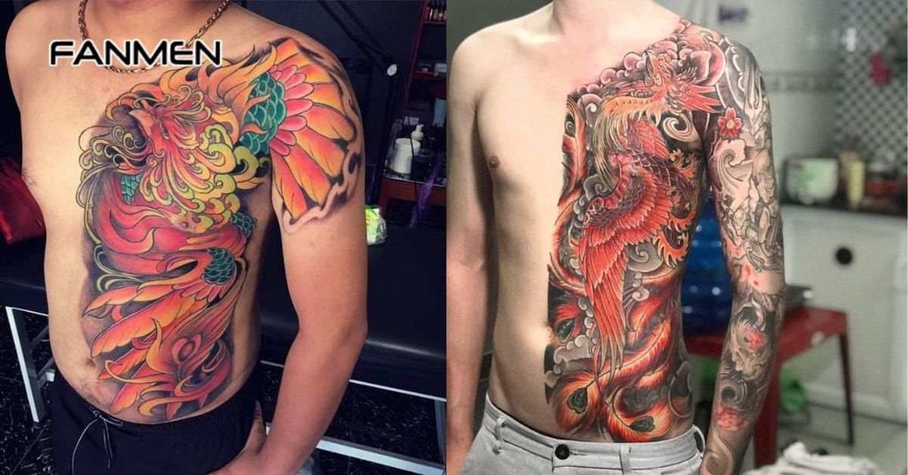 Hình xăm nửa người đẹp cho nam