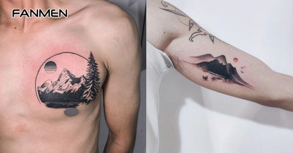 Hình xăm núi non
