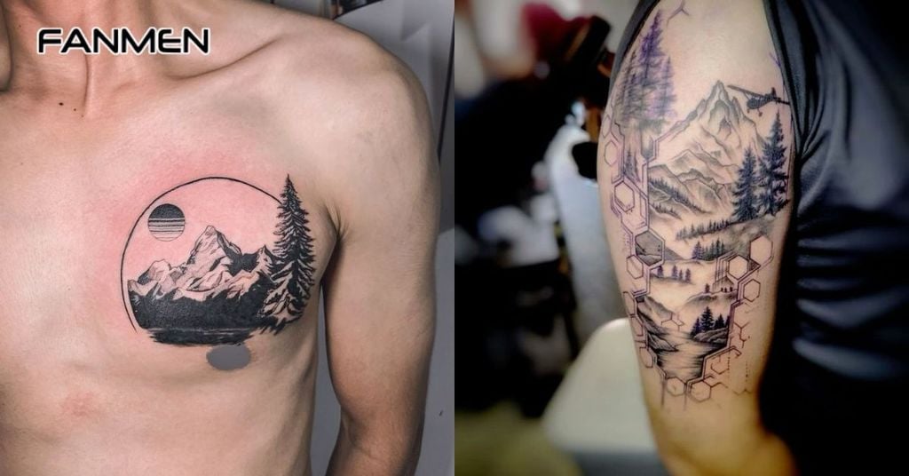 Hình xăm núi non