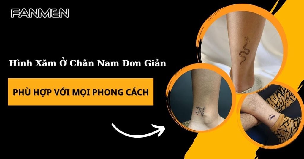 Hình Xăm Đơn Giản Ở Chân Nam