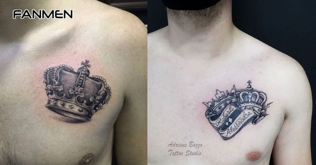 hình xăm ở ngưc nam nhỏ