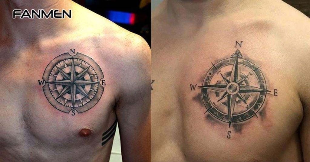 hình xăm ở ngưc nam nhỏ