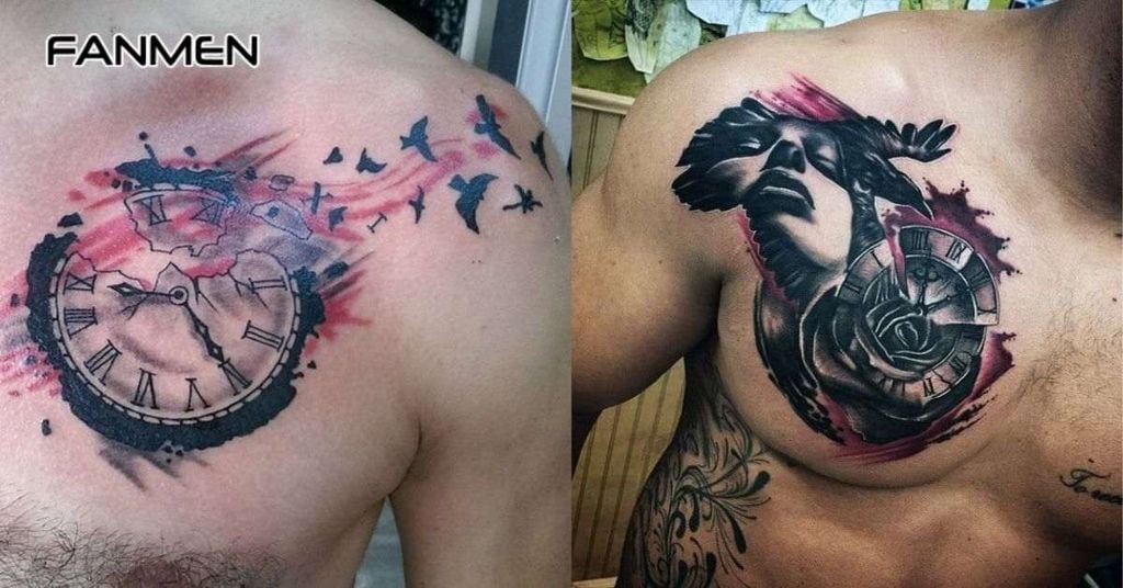 hình xăm ở ngưc nam nhỏ