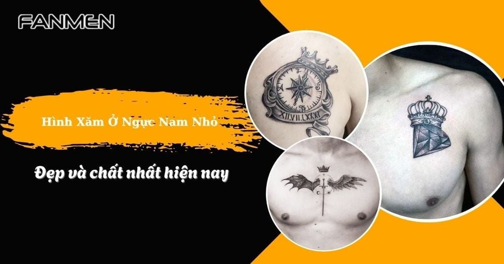 Hình xăm ở ngực nam nhỏ