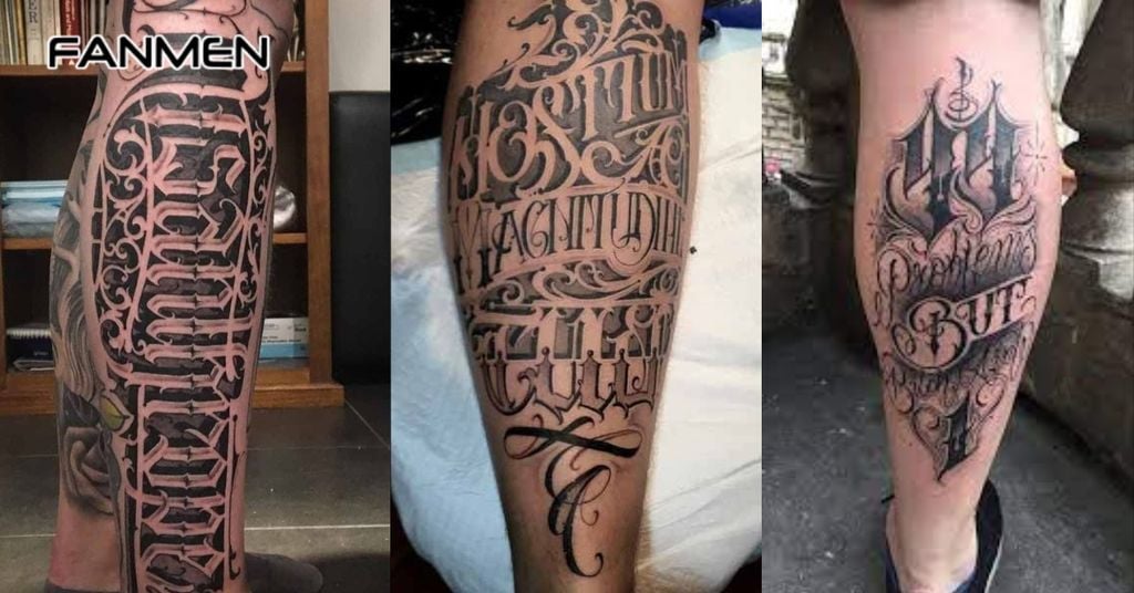 Hình Xăm Phong Cách Lettering 1