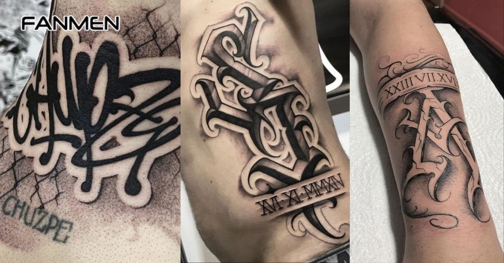 Hình xăm phong cách Lettering