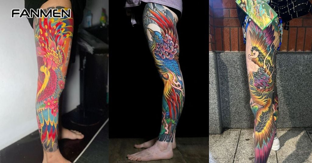 Hình xăm phượng hoàng ở vị trí khác 4