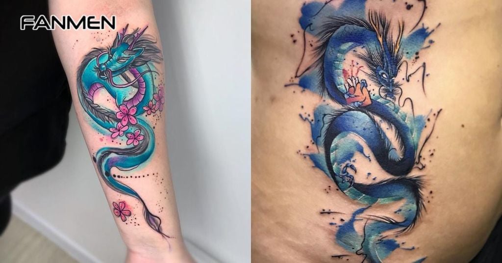 Hình xăm rồng nước