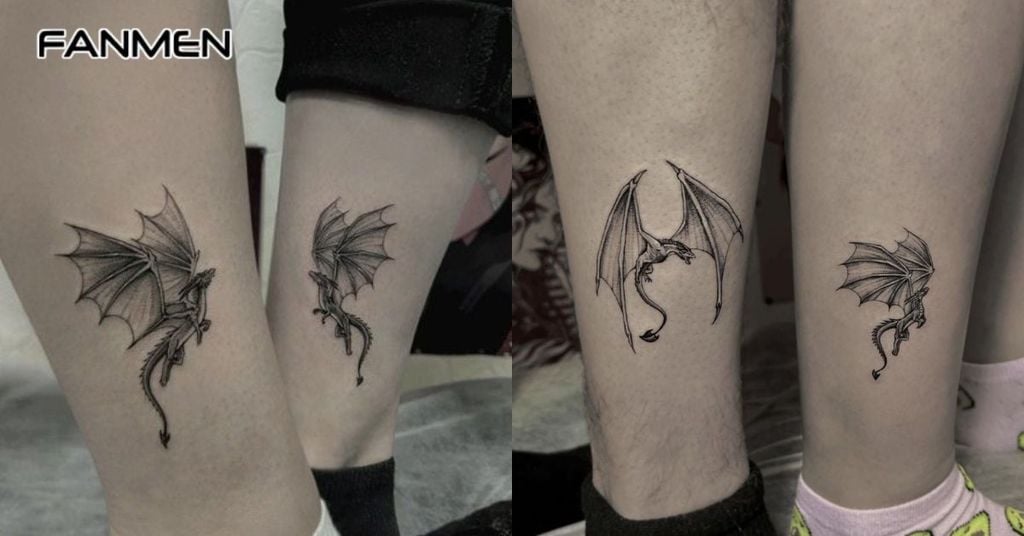 Hình xăm rồng ở chân