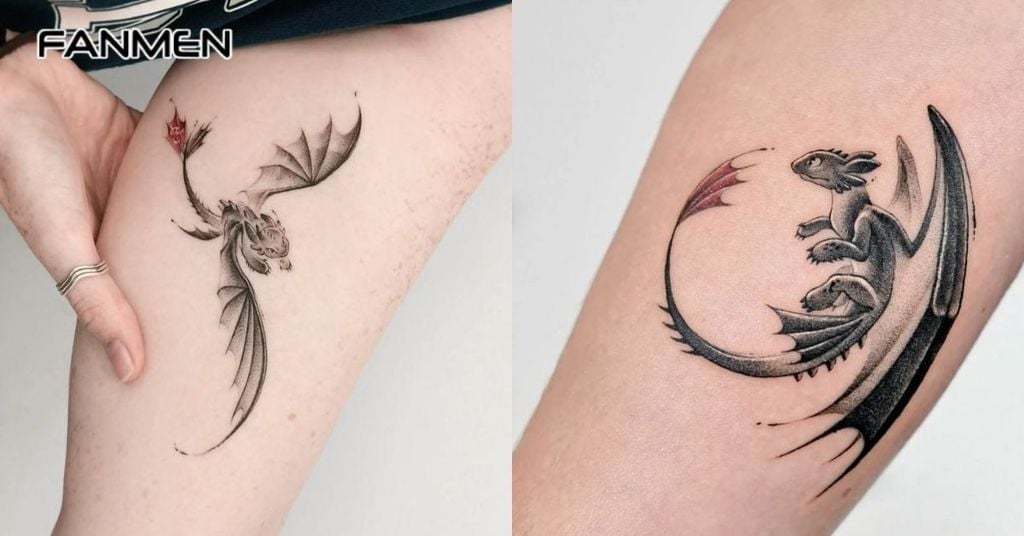 Hình xăm rồng ở tay