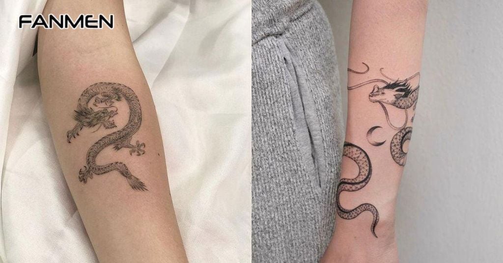 Hình xăm rồng ở tay
