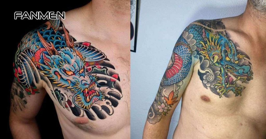 Hình xăm rồng Trần Hạo Nam