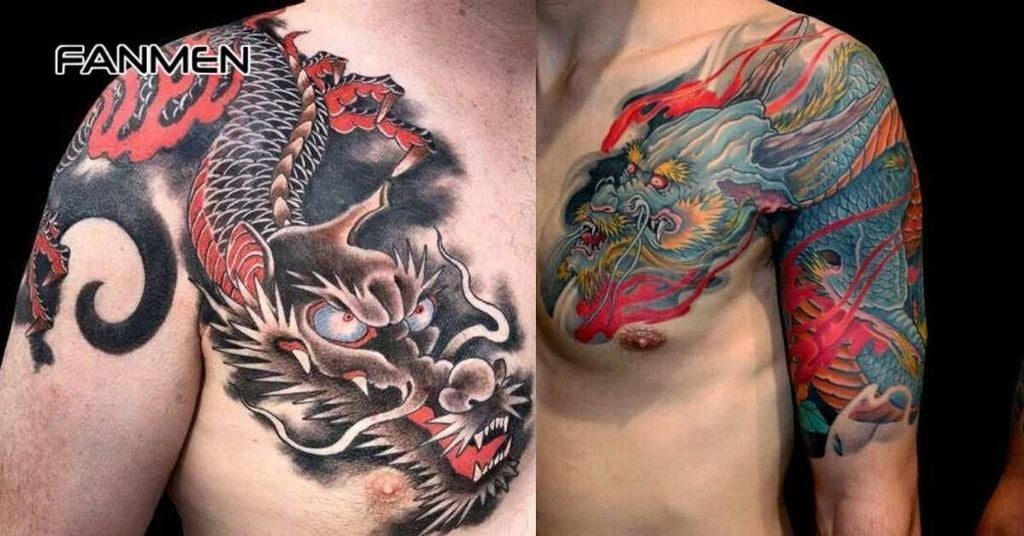 Hình xăm rồng Trần Hạo Nam