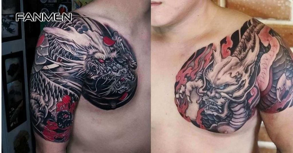 Hình xăm rồng Trần Hạo Nam