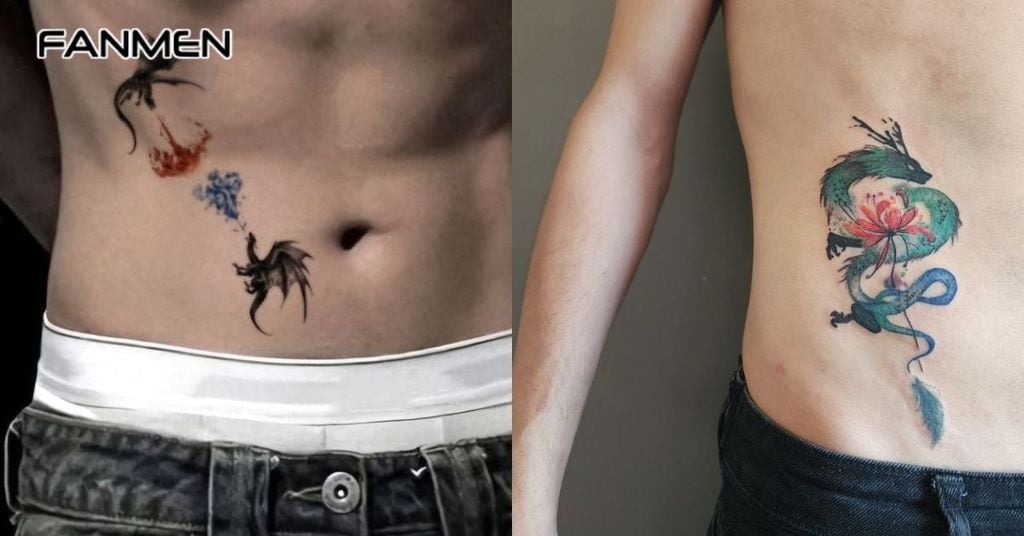 Hình xăm rồng ở chân