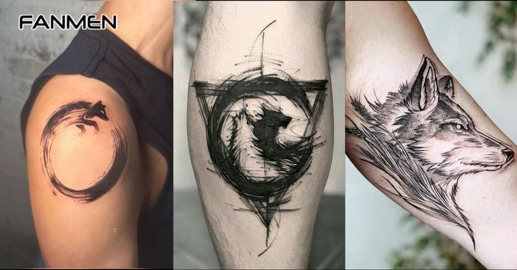 Hình xăm sói Maori 2