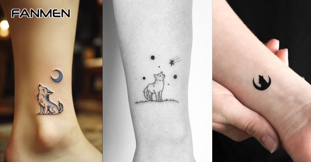 Hình Xăm Sói Mini&nbsp;2