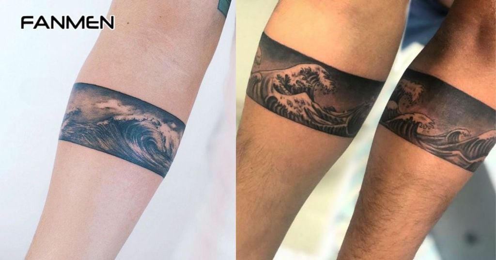 Hình xăm sóng biển