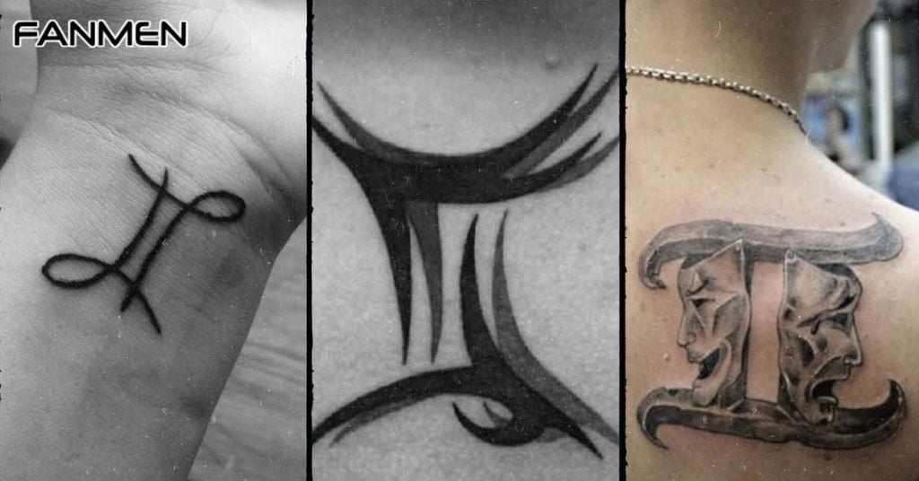 Hình xăm Song Tử nam mẫu 2