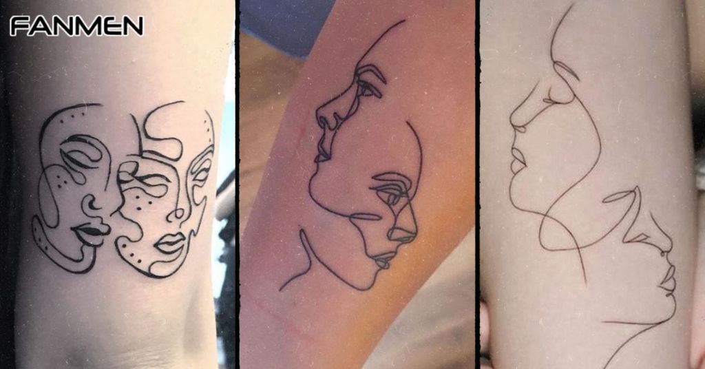 Hình xăm Song Tử nam mẫu 8