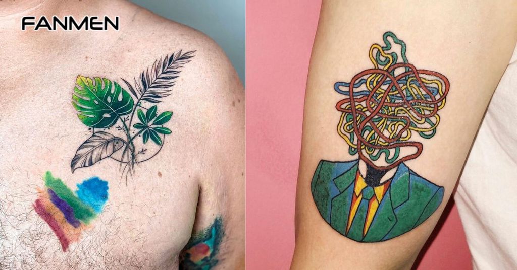 Hình xăm theo màu sắc