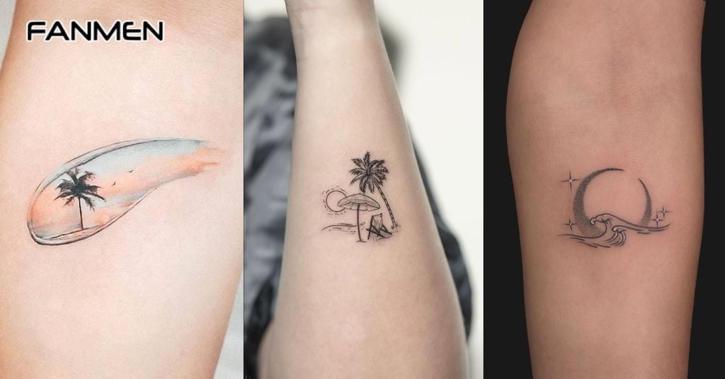 Hình xăm thiên nhiên mini 2