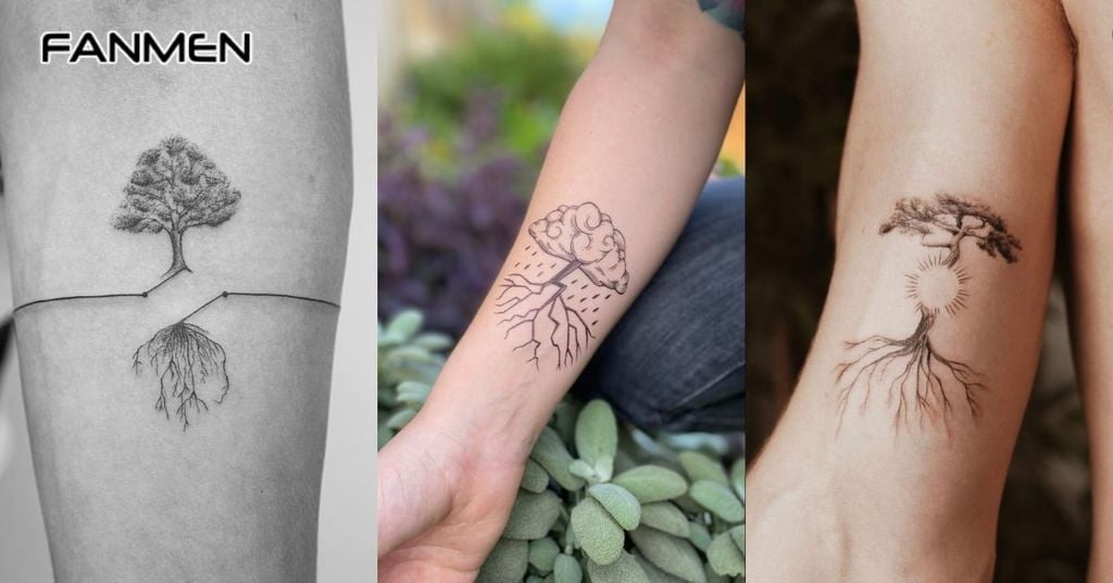 Hình xăm thiên nhiên mini 3
