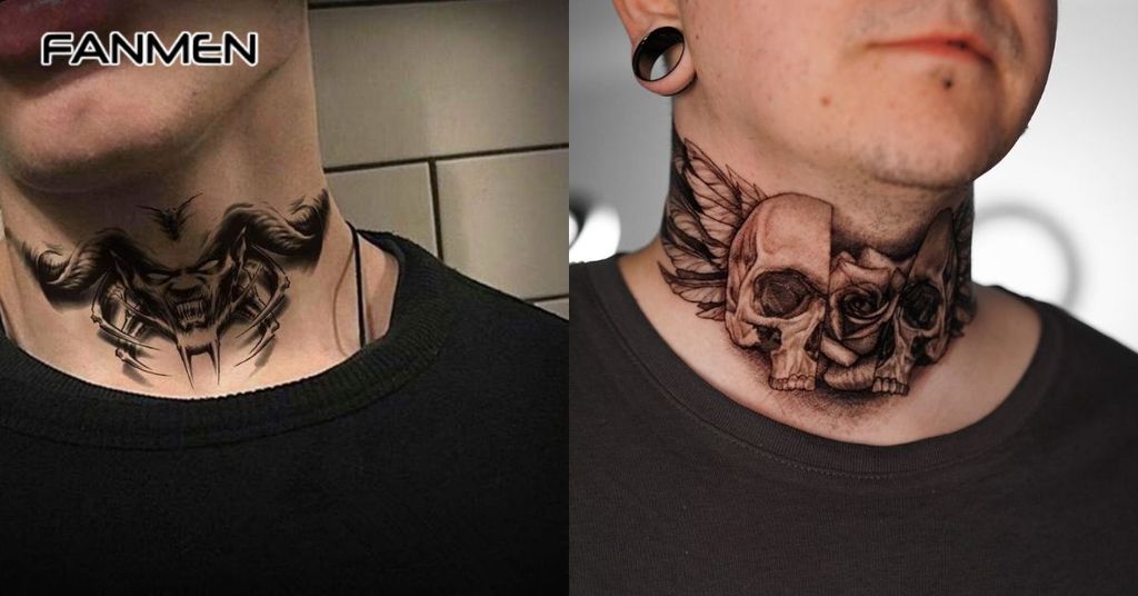 Hình xăm ở trước cổ nam 13