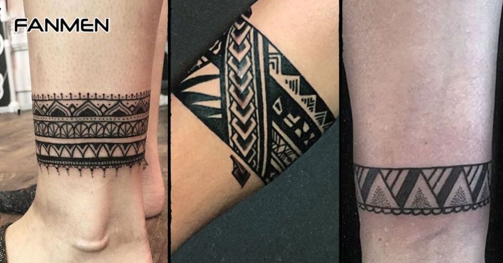 Hình xăm vòng cân nam mẫu 10