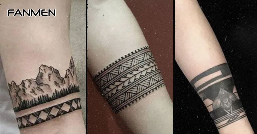 Hình xăm vòng cân nam mẫu 11